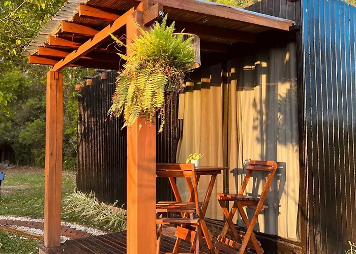 Cabana de teto de vidro
