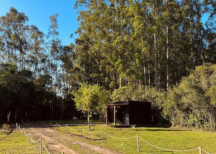 Cabana de teto de vidro
