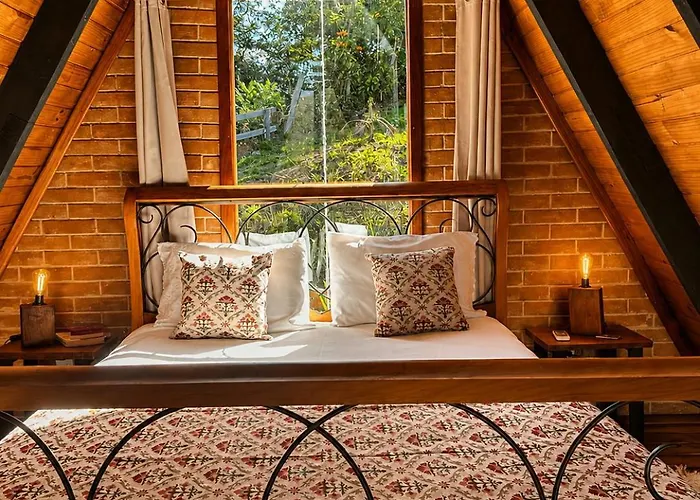 Refúgio dos Alpes cabana